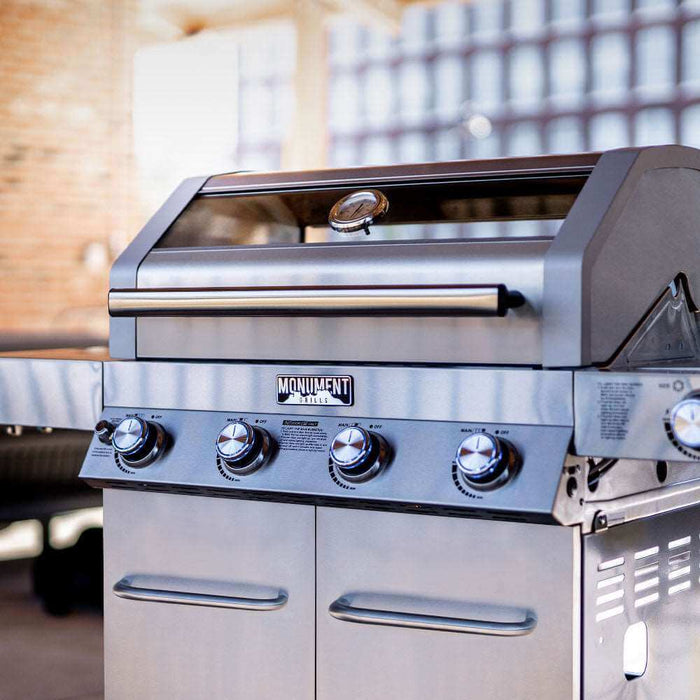 41847NG | Stainless Natural/Propane Gas Grill - The Kansas City BBQ Store