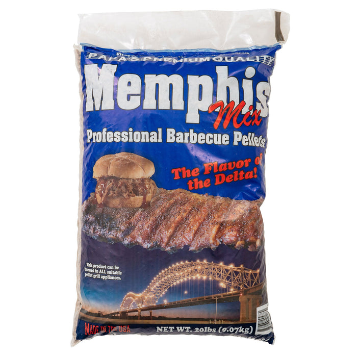 Papa's Premium Hardwood Grilling and Smoking Pellets, Memphis Blend, 20 Pounds