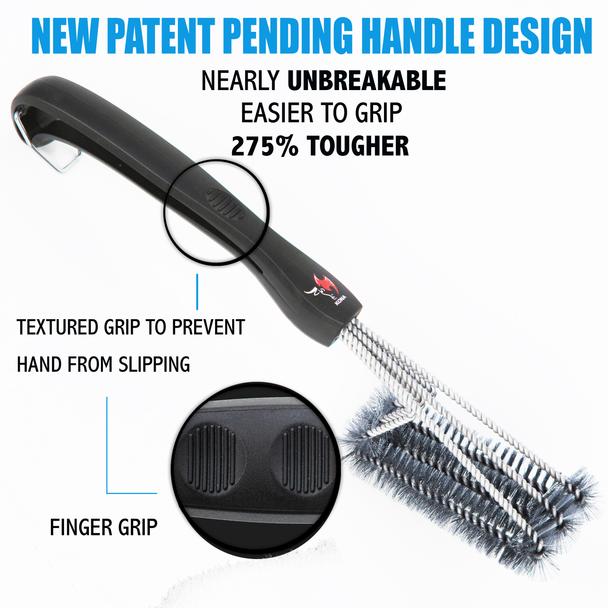 360 Clean Grill Brush by Kona®, 18 Inch