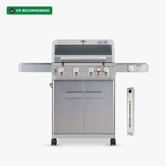 Mesa 415BZ | Stainless Gas Grill - The Kansas City BBQ Store