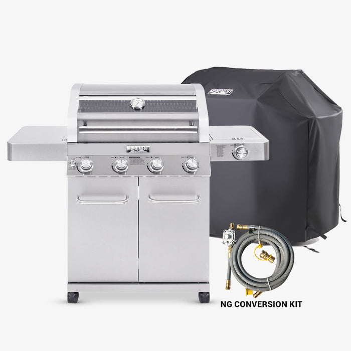 41847NG | Stainless Natural/Propane Gas Grill - The Kansas City BBQ Store