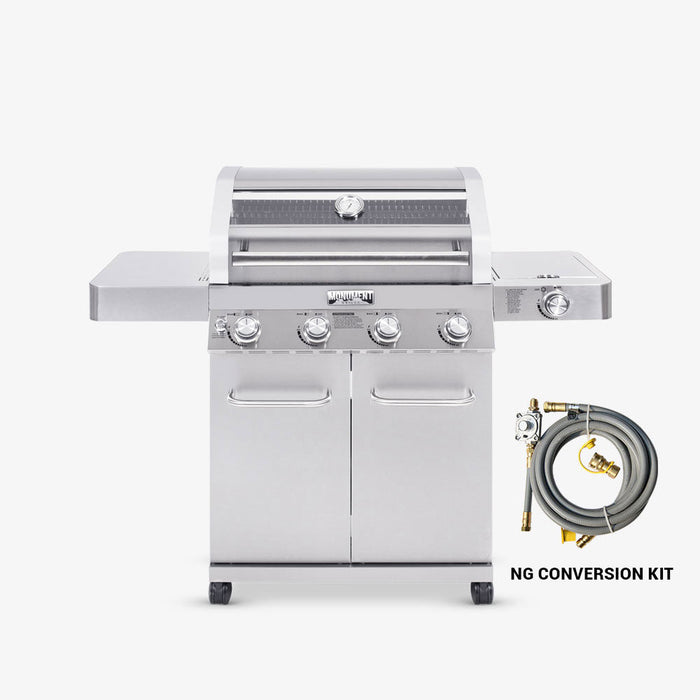 41847NG | Stainless Natural/Propane Gas Grill - The Kansas City BBQ Store
