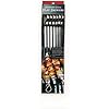 Charcoal Companion Stainless Steel Flat Skewers set of 6 12.5" - The Kansas City BBQ Store