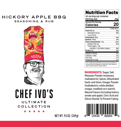 Chef Ivo's Ultimate Hickory Apple BBQ Seasoning & Rub - The Kansas City BBQ Store