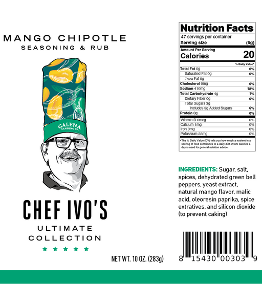 Chef Ivo's Ultimate Tropical Mango Chipotle Rub - The Kansas City BBQ Store