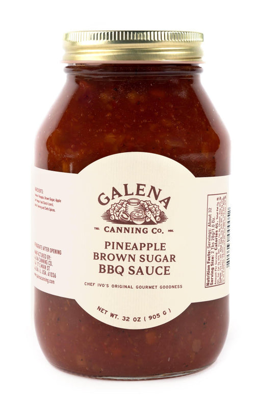 Pineapple Brown Sugar BBQ Sauce 32oz - The Kansas City BBQ Store