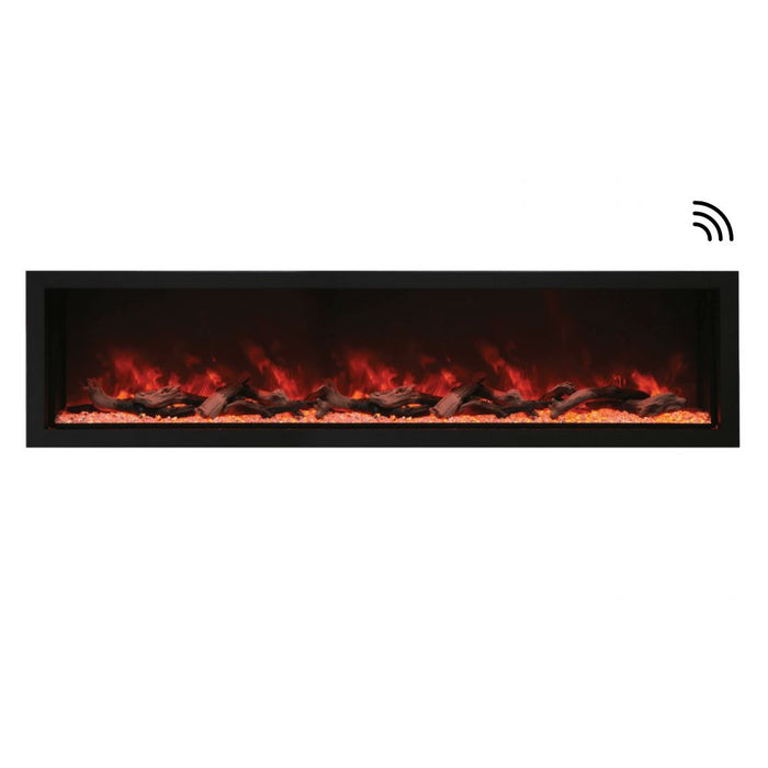 Amantii Panorama XT 88-Inch Indoor/Outdoor Smart Electric Fireplace (BI-88-DEEP-XT)