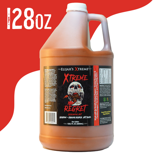 Xtreme Regret Hot Sauce Gallon (128oz) - The Kansas City BBQ Store