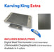 Dripless Cutting Board 2 In 1 System With Additional Insert Board and Digital Meat Thermometer - The Kansas City BBQ Store