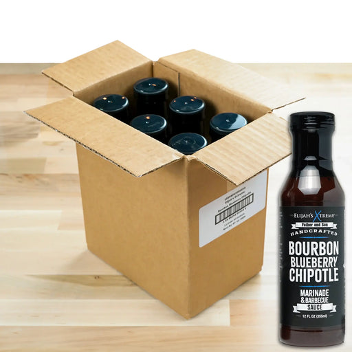 Bourbon Blueberry Chipotle BBQ Sauce (6 pk Case) - The Kansas City BBQ Store