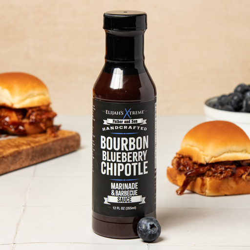 Bourbon Blueberry Chipotle BBQ Sauce (6 pk Case) - The Kansas City BBQ Store