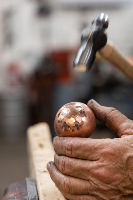 "Classic" Copper & Stainless Coffee Scoop - Hand Forged