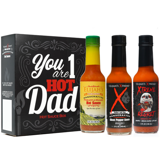 #1 HOT DAD HOT SAUCE GIFT SET (3 Bottles) - The Kansas City BBQ Store