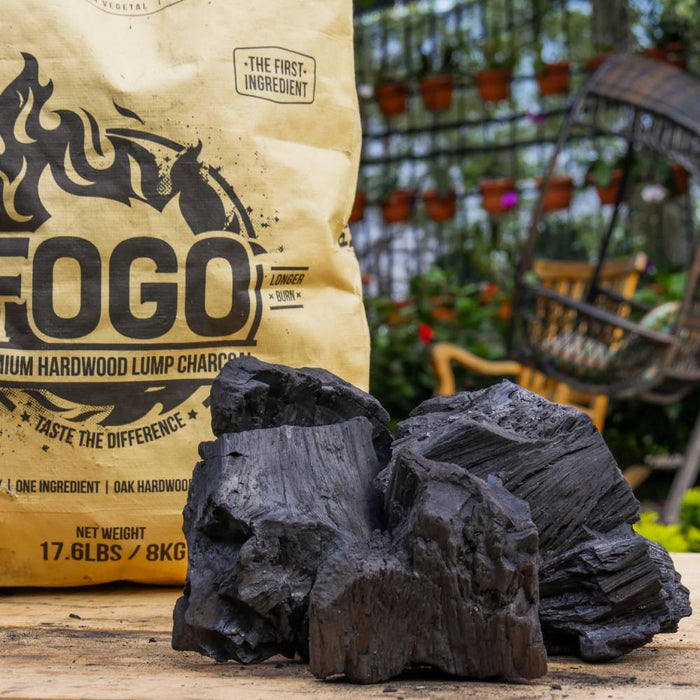 FOGO Super Premium Lump Charcoal 17.6lbs The Kansas City BBQ Store