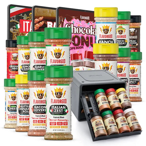 Chef Spice Pack + Storage Rack - The Kansas City BBQ Store