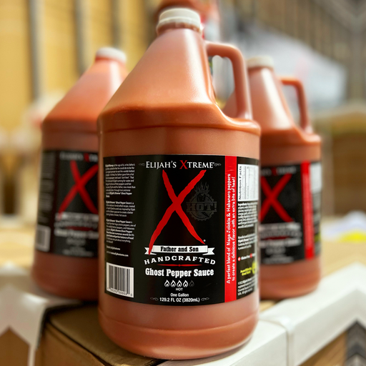 Ghost Pepper Hot Sauce Gallon (128oz) - The Kansas City BBQ Store