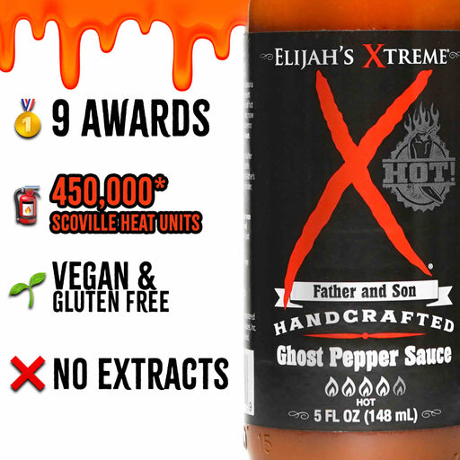 Ghost Pepper Hot Sauce (12 pk Case) - The Kansas City BBQ Store