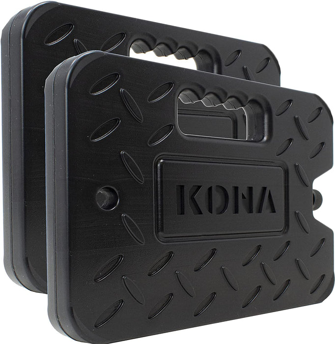 Kona XL 4 lb. Black Ice Pack for Coolers - Extreme Long Lasting (-5C) Gel - Refreezable, Reusable - The Kansas City BBQ Store