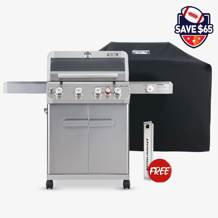 Mesa 415BZ | Stainless Gas Grill - The Kansas City BBQ Store