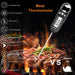 Kona Digital Meat and Candy Thermometer with Backlit LED Screen - Compact and Accurate Cooking Tool for Perfectly Cooked Food Every Time! Ideal for BBQ, Grilling, Kitchen, Oven, and Smoker - The Kansas City BBQ Store