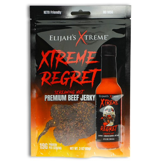 Xtreme Regret Spicy Beef Jerky - The Kansas City BBQ Store