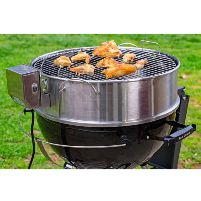 Slow ’N Sear Kettle Ring Rotisserie Kit - The Kansas City BBQ Store