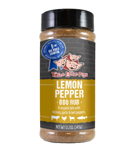 Three Little Pigs Lemon Pepper 12.2oz - The Kansas City BBQ Store