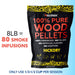 Kona 100% Hickory Wood Pellets - Grilling, BBQ & Smoking - Concentrated Pure Hardwood - Bold Smoke - The Kansas City BBQ Store