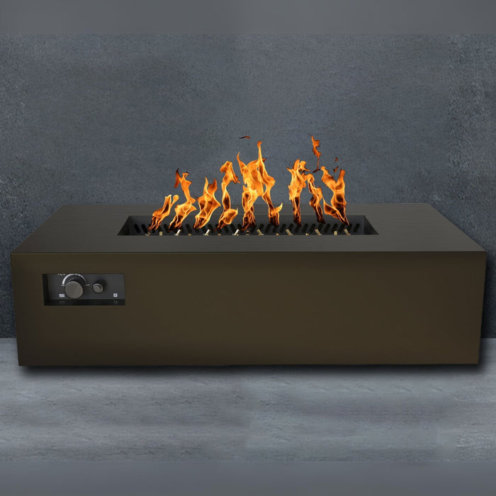 Warming Trends AON R60 60-Inch Rectangular Steel Gas Fire Pit Table