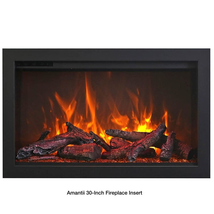 Amantii 26-Inch to 48-Inch Traditional Built-in Smart Electric Fireplace Insert