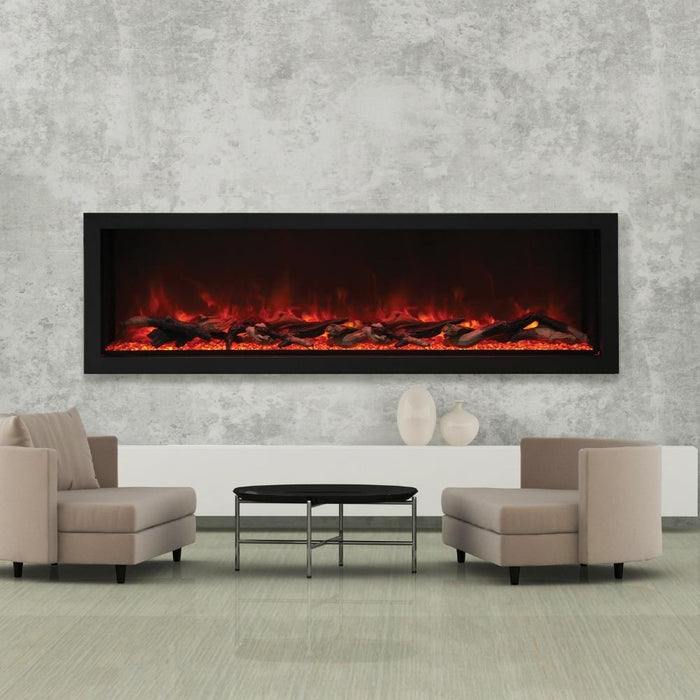 Amantii Panorama XT 72-Inch Indoor/Outdoor Smart Electric Fireplace (BI-72-DEEP-XT)