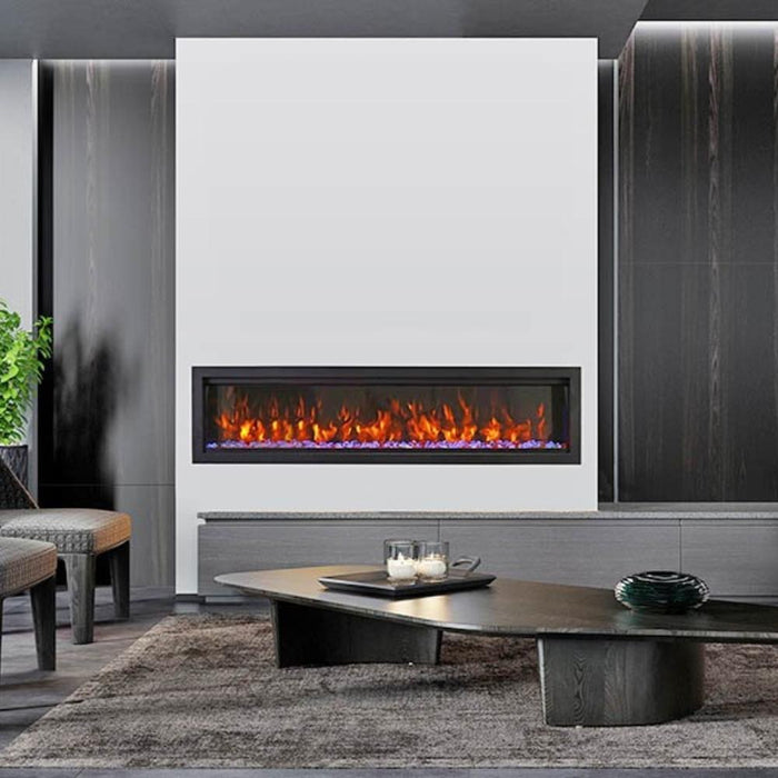 Amantii SYMMETRY Bespoke Built-In/Wall Mounted Smart Electric Fireplace with Sound