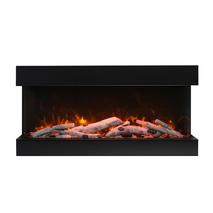 Amantii TRU-VIEW 50-Inch Indoor /Outdoor 3-Sided Smart Electric Fireplace (50-TRU-VIEW-XL)