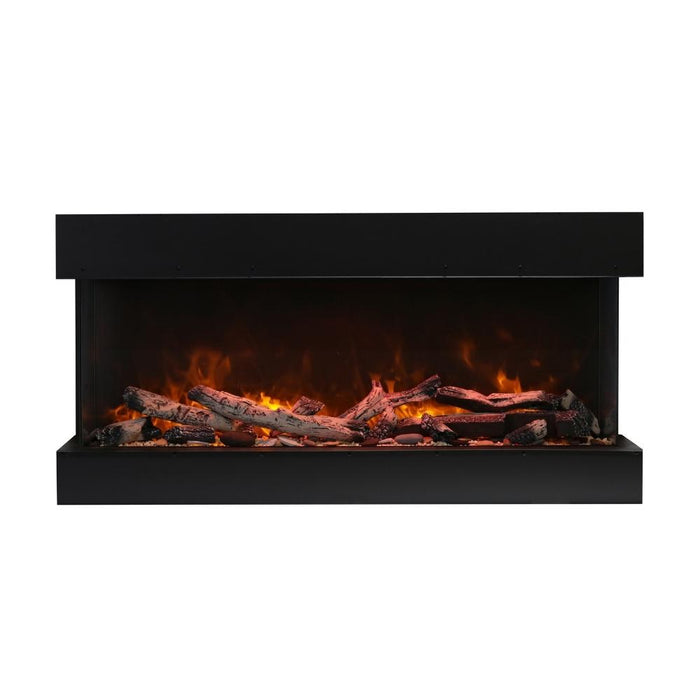 Amantii TRU-VIEW 50-Inch Indoor /Outdoor 3-Sided Smart Electric Fireplace (50-TRU-VIEW-XL)