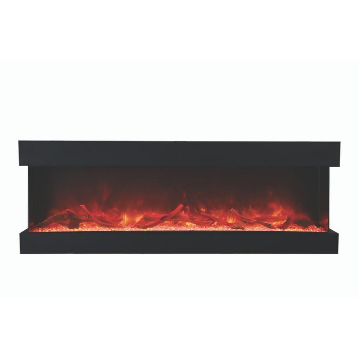 Amantii TRU-VIEW 72-Inch Indoor/Outdoor 3-Sided Smart Electric Fireplace (72-TRU-VIEW-XL)