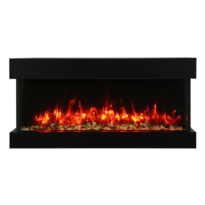 Amantii TRU-VIEW Slim Indoor/Outdoor 3-Sided Smart Electric Fireplace