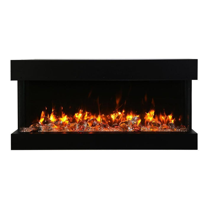 Amantii TRU-VIEW Slim Indoor/Outdoor 3-Sided Smart Electric Fireplace