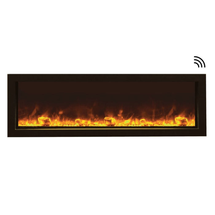 Amantii Panorama SLIM 50-Inch Built-in Indoor/Outdoor Smart Electric Fireplace (BI-50-SLIM)