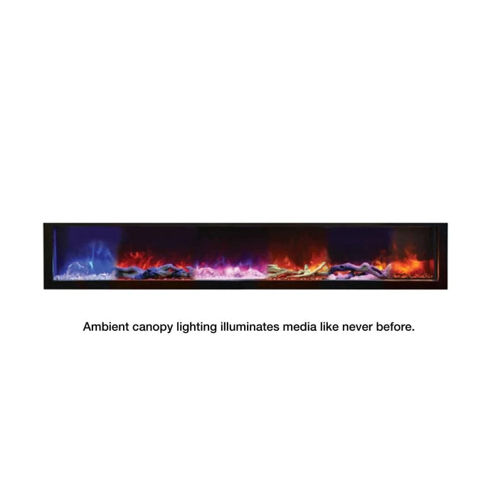 Amantii Panorama XT 60-Inch Indoor/Outdoor Smart Electric Fireplace (BI-60-DEEP-XT)