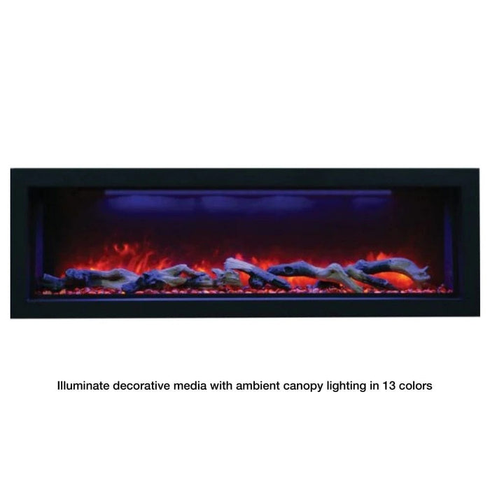 Amantii TRU-VIEW Cube LUMINA 20-Inch 3-Sided Smart Electric Fireplace (CUBE-2025WM-LUMINA)