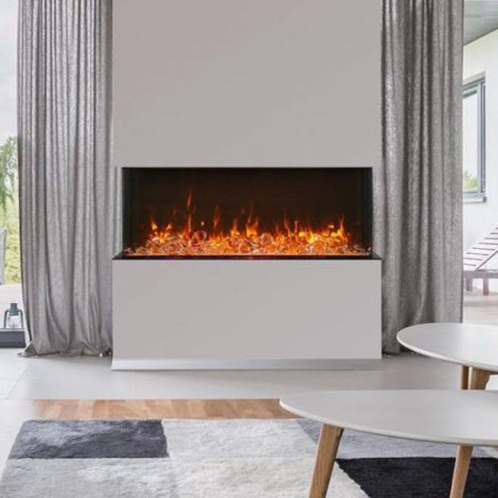 Amantii TRU-VIEW XT Indoor/Outdoor 3-Sided Smart Electric Fireplace