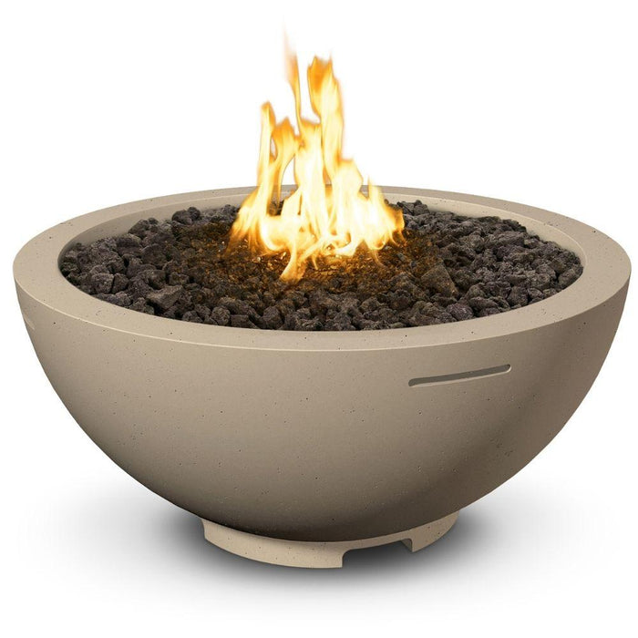 American Fyre Designs 32-Inch Round Concrete Gas Fire Bowl