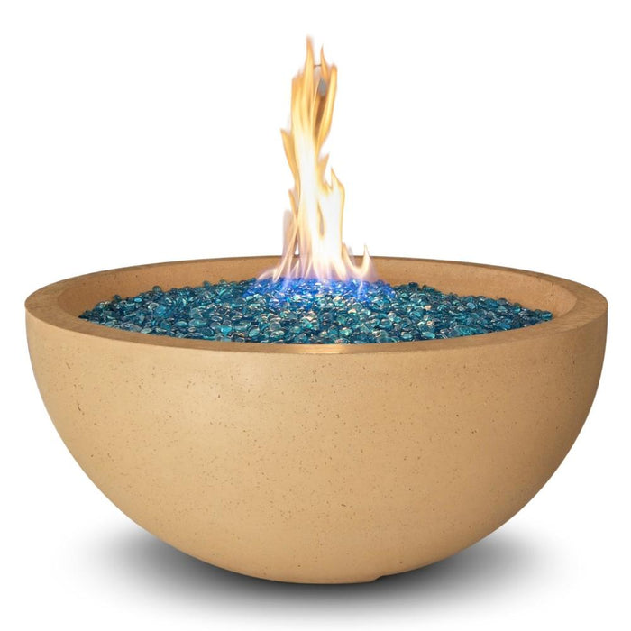 American Fyre Designs 36-Inch Round Concrete Gas Fire Bowl