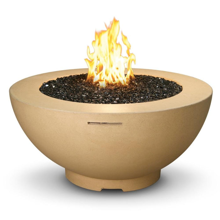 American Fyre Designs 48-Inch Round Concrete Gas Fire Bowl