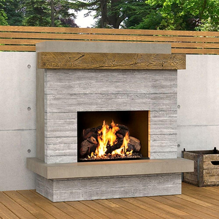 American Fyre Designs Brooklyn 68-Inch Freestanding Outdoor Gas Fireplace