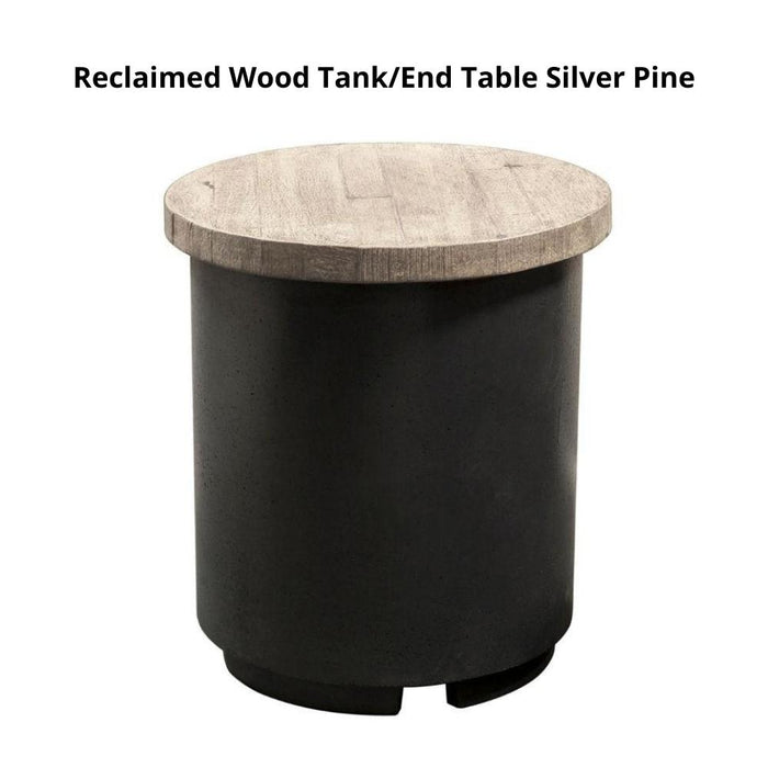 American Fyre Designs Contempo 47-Inch "Reclaimed Wood" Round Gas Fire Pit Table