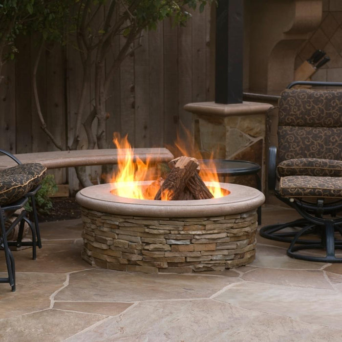 American Fyre Designs Contractor's 39-Inch Round Gas Fire Pit