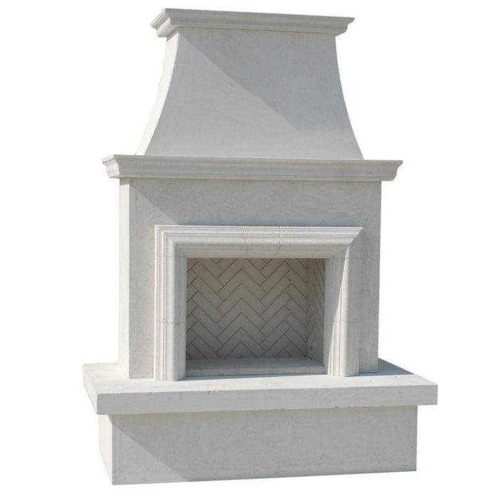 American Fyre Designs Contractor's Model 67-Inch Recessed Body and Hearth Outdoor Gas Fireplace