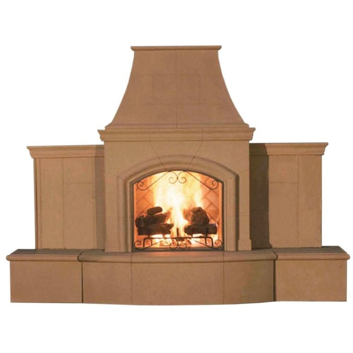 American Fyre Designs Grand Phoenix 113-Inch Freestanding Outdoor Gas Fireplace