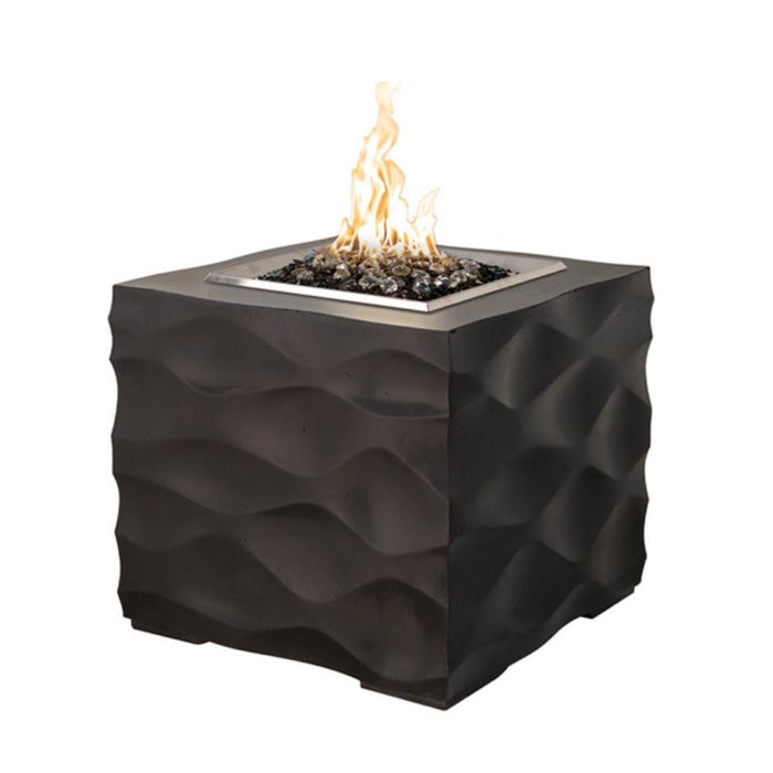 American Fyre Designs Voro Cube 26-Inch Square Gas Fire Pit